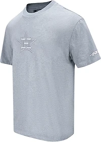 Pro Standard Men's Astros Reverse French Terry CJ Drop Shoulder T-shirt