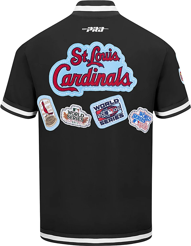 Pro Standard Men's St. Louis Cardinals DIY Pick Stitch Short Sleeve Jacket