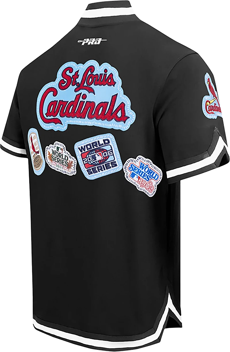 Pro Standard Men's St. Louis Cardinals DIY Pick Stitch Short Sleeve Jacket