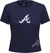 Pro Standard Women's Braves Game Day Classics SJ Babydoll T-shirt