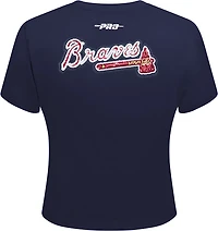 Pro Standard Women's Braves Game Day Classics SJ Babydoll T-shirt