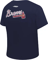Pro Standard Women's Braves Game Day Classics SJ Babydoll T-shirt
