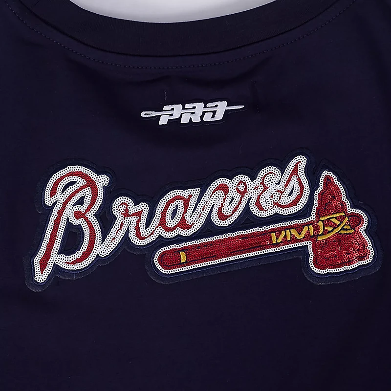 Pro Standard Women's Braves Game Day Classics SJ Babydoll T-shirt