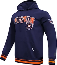 Pro Standard Men's Houston Astros City Ransom Rib Fleece Long Sleeve Hoodie