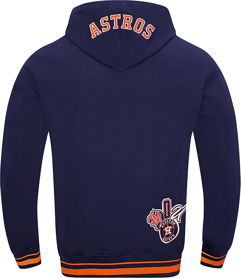 Pro Standard Men's Houston Astros City Ransom Rib Fleece Long Sleeve Hoodie