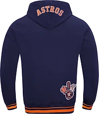 Pro Standard Men's Houston Astros City Ransom Rib Fleece Long Sleeve Hoodie