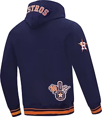 Pro Standard Men's Houston Astros City Ransom Rib Fleece Long Sleeve Hoodie