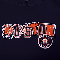 Pro Standard Men's Houston Astros City Ransom Rib Fleece Long Sleeve Hoodie