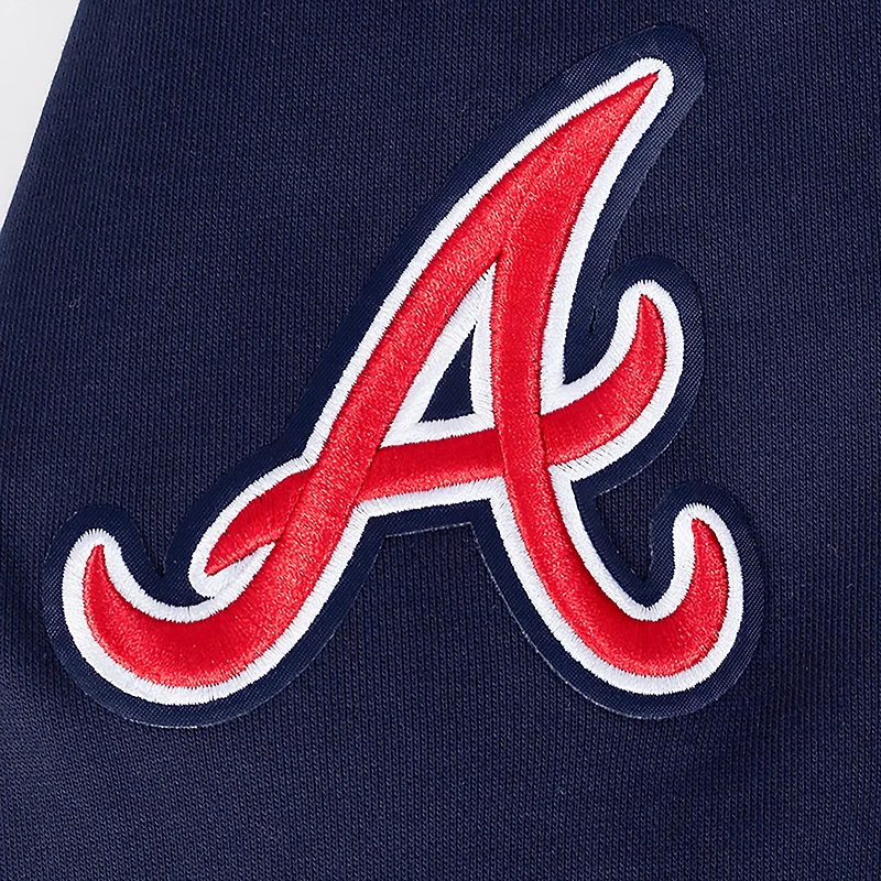 Pro Standard Men's Atlanta Braves City Ransom Rib Fleece Long Sleeve Hoodie