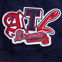 Pro Standard Men's Atlanta Braves City Ransom Rib Fleece Long Sleeve Hoodie