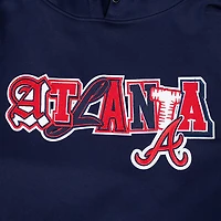 Pro Standard Men's Atlanta Braves City Ransom Rib Fleece Long Sleeve Hoodie
