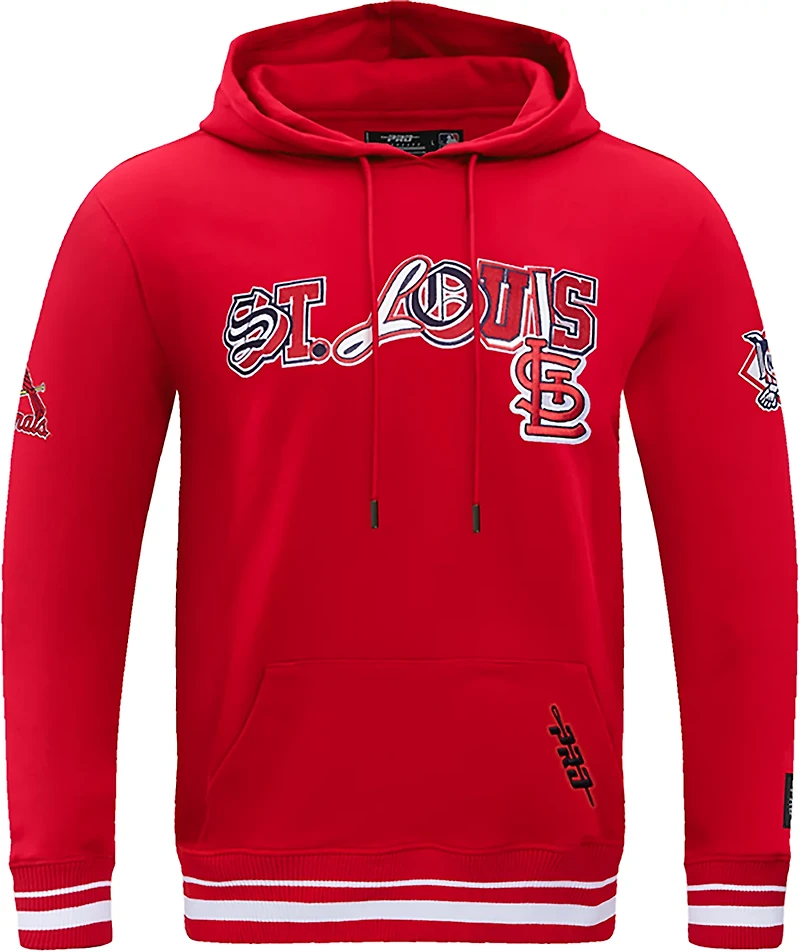 Pro Standard Men's St. Louis Cardinals City Ransom Rib Fleece Long Sleeve Hoodie