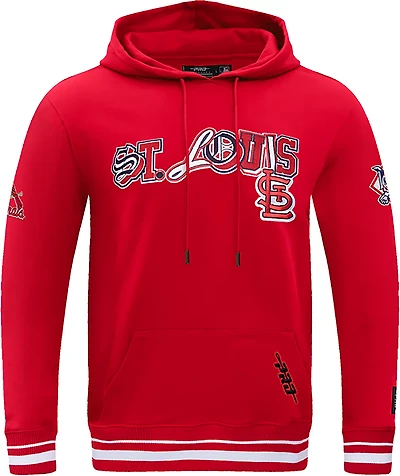 Pro Standard Men's St. Louis Cardinals City Ransom Rib Fleece Long Sleeve Hoodie