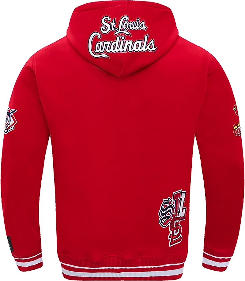 Pro Standard Men's St. Louis Cardinals City Ransom Rib Fleece Long Sleeve Hoodie
