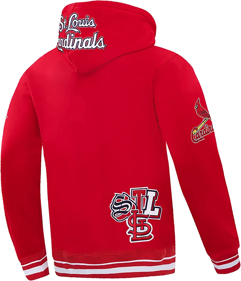 Pro Standard Men's St. Louis Cardinals City Ransom Rib Fleece Long Sleeve Hoodie