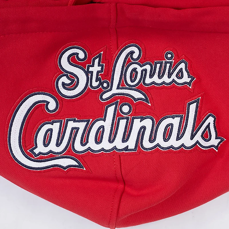 Pro Standard Men's St. Louis Cardinals City Ransom Rib Fleece Long Sleeve Hoodie