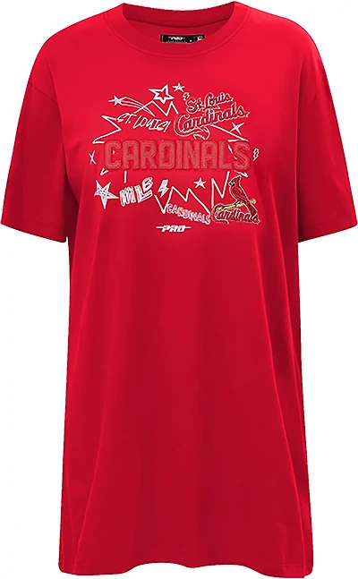 Pro Standard Women's St. Louis Cardinals Sketchbook T-shirt Dress