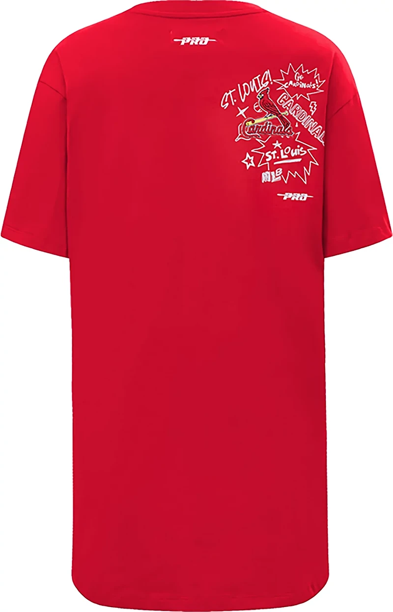 Pro Standard Women's St. Louis Cardinals Sketchbook T-shirt Dress