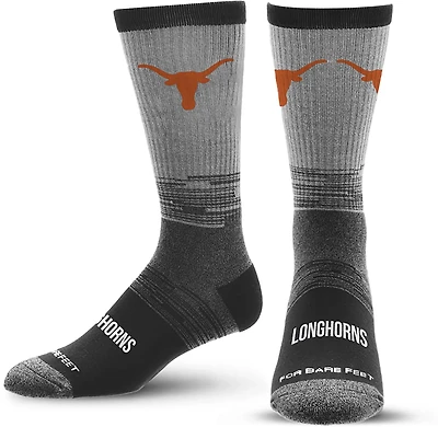 For Bare Feet Adults' Texas Longhorns Tonal Socks