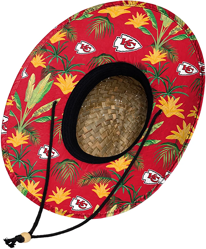 FOCO Men's Kansas City Chiefs Floral Print Straw Hat
