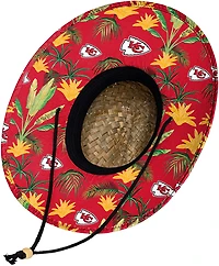FOCO Men's Kansas City Chiefs Floral Print Straw Hat