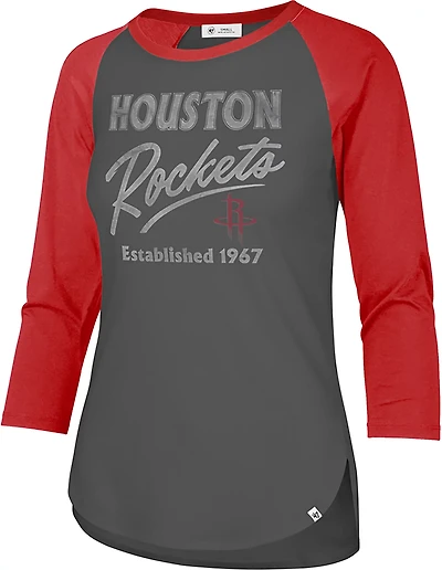 47 Women's Rockets High Rise Raglan Shirt Frankie T-shirt