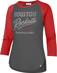 47 Women's Rockets High Rise Raglan Shirt Frankie T-shirt