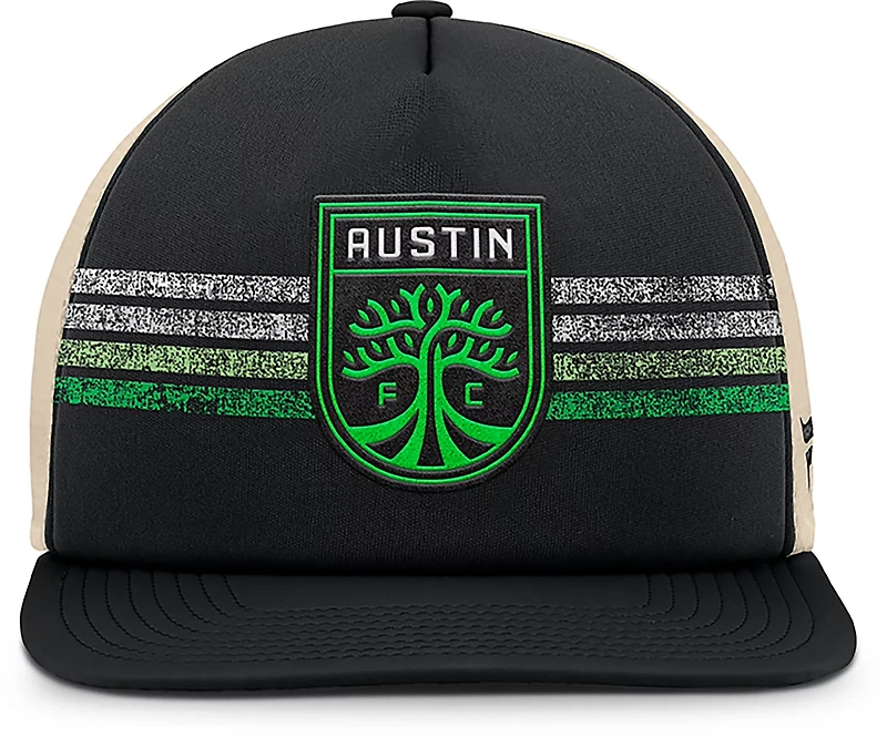 Fanatics Men's Austin FC Journeyman Flat Brim Structured Snapback Cap
