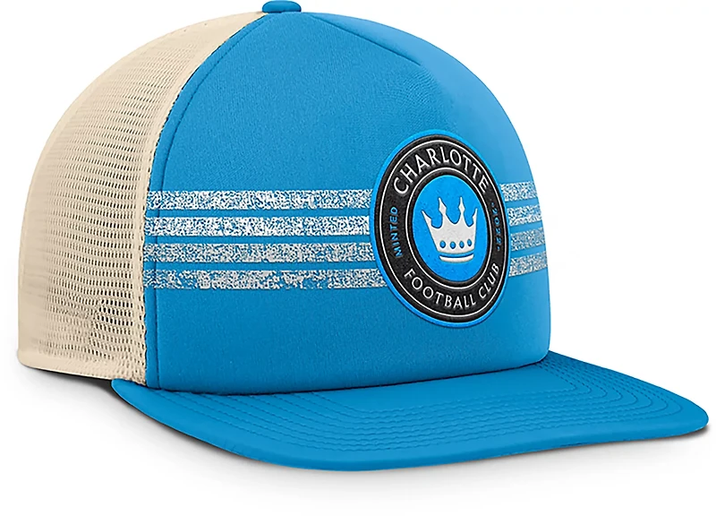 Fanatics Men's Charlotte FC Journeyman Flat Brim Structured Snapback Cap