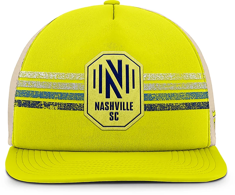 Fanatics Men's Nashville SC Journeyman Flat Brim Structured Snapback Cap