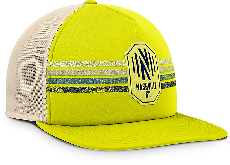 Fanatics Men's Nashville SC Journeyman Flat Brim Structured Snapback Cap