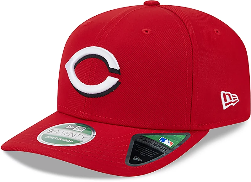 New Era Men's Cincinnati Reds Player Replica Game 9SEVENTY Stretch Snapback Cap