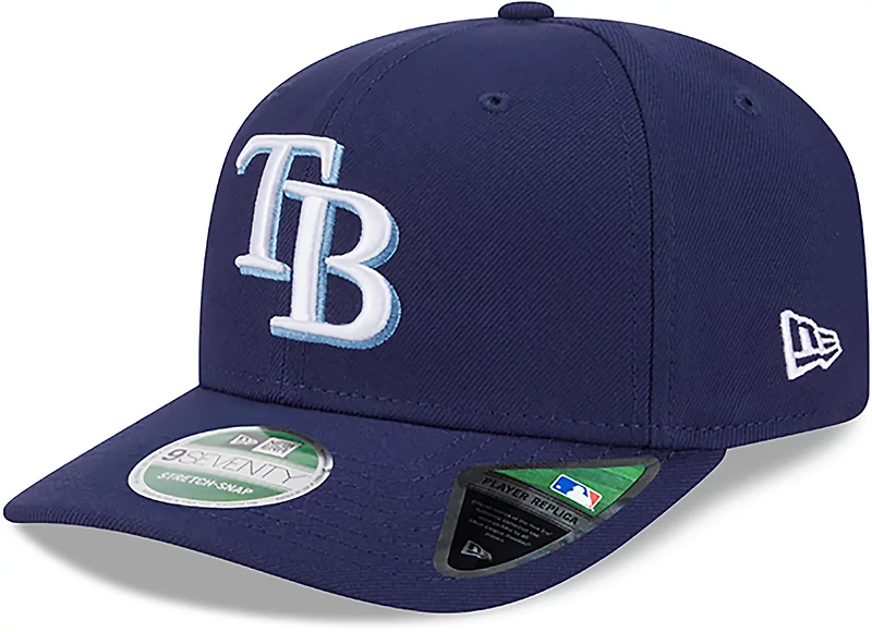 New Era Men's Tampa Bay Rays Player Replica 9SEVENTY Stretch-Snap Cap