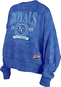 New Era Women's Kansas City Royals Boxy Crew Neck Sweatshirt