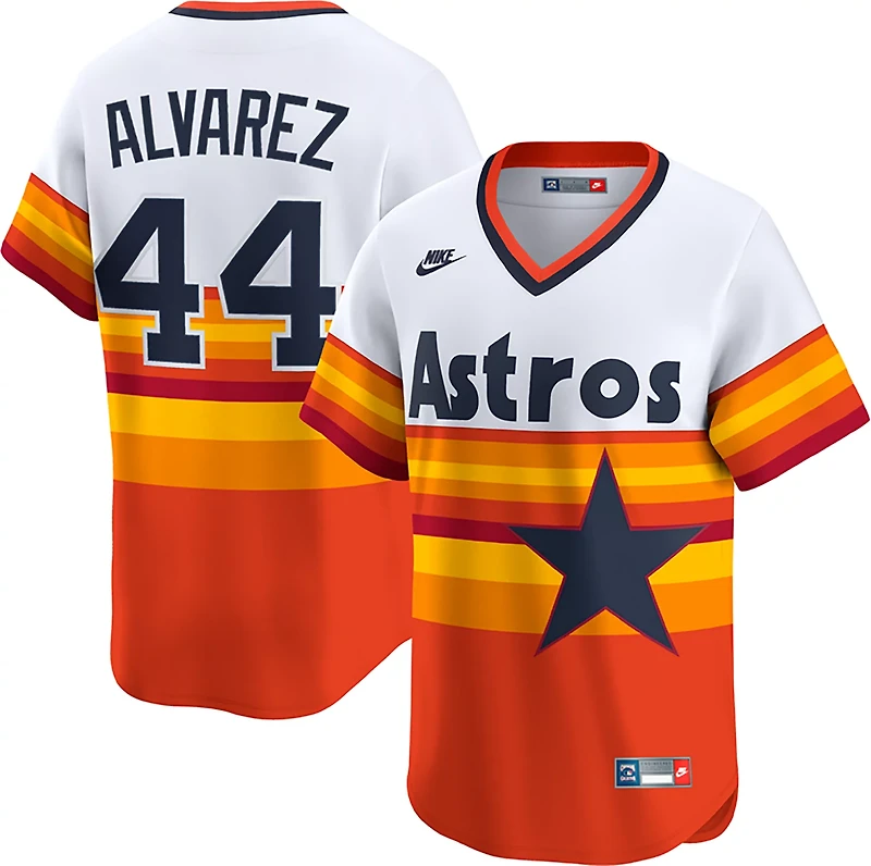 Nike Men's Astros Alvarez '82-'86 Cooperstown Limited N&N Jersey