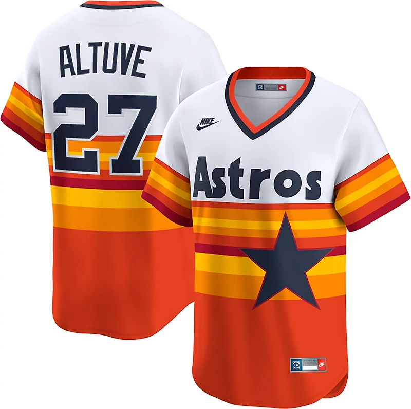 Nike Men's Astros Altuve '82-'86 Cooperstown Limited N&N Jersey