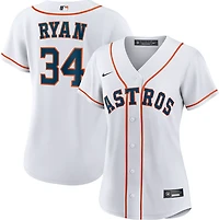 Nike Women's Astros Ryan Home Replica N&N Jersey