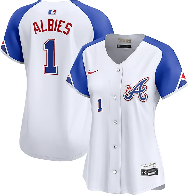 Nike Women's Braves Albies City Connect Limited N&N Jersey