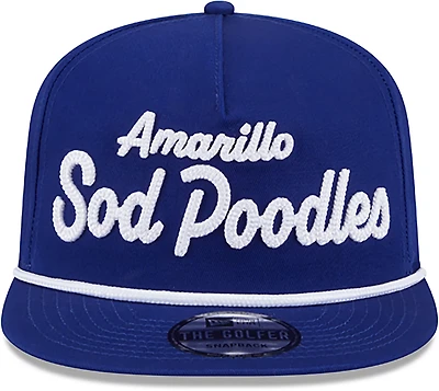 New Era Men's Amarillo Sod Poodles Team Script Golfer Cap