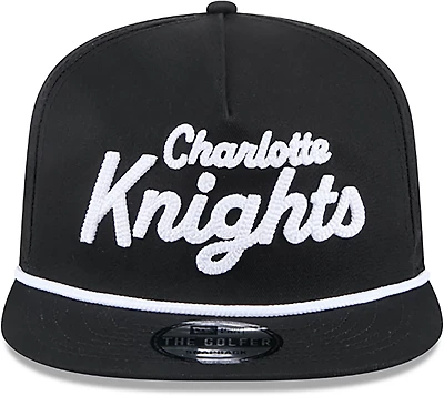 New Era Men's Charlotte Knights Team Script Golfer Cap