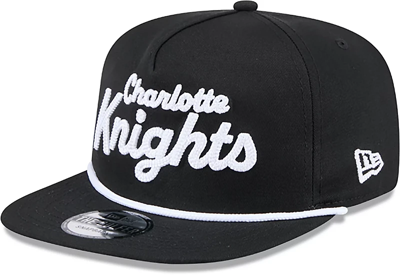 New Era Men's Charlotte Knights Team Script Golfer Cap