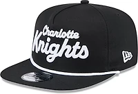 New Era Men's Charlotte Knights Team Script Golfer Cap