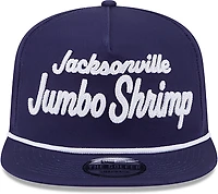 New Era Men's Jacksonville Jumbo Shrimp Team Script Golfer Cap