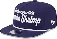 New Era Men's Jacksonville Jumbo Shrimp Team Script Golfer Cap