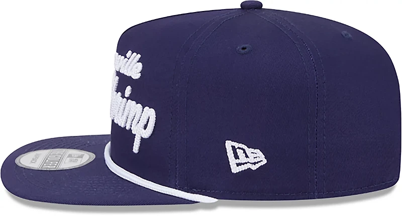 New Era Men's Jacksonville Jumbo Shrimp Team Script Golfer Cap