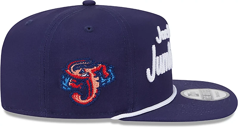 New Era Men's Jacksonville Jumbo Shrimp Team Script Golfer Cap