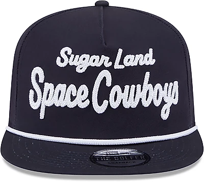 New Era Men's Sugarland Space Cowboys Team Script Golfer Cap