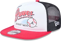 New Era Men's Atlanta Braves 9FIFTY A-Frame Retro Script Cap
