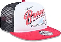 New Era Men's Atlanta Braves 9FIFTY A-Frame Retro Script Cap