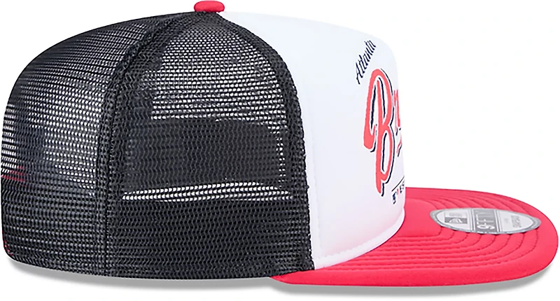 New Era Men's Atlanta Braves 9FIFTY A-Frame Retro Script Cap